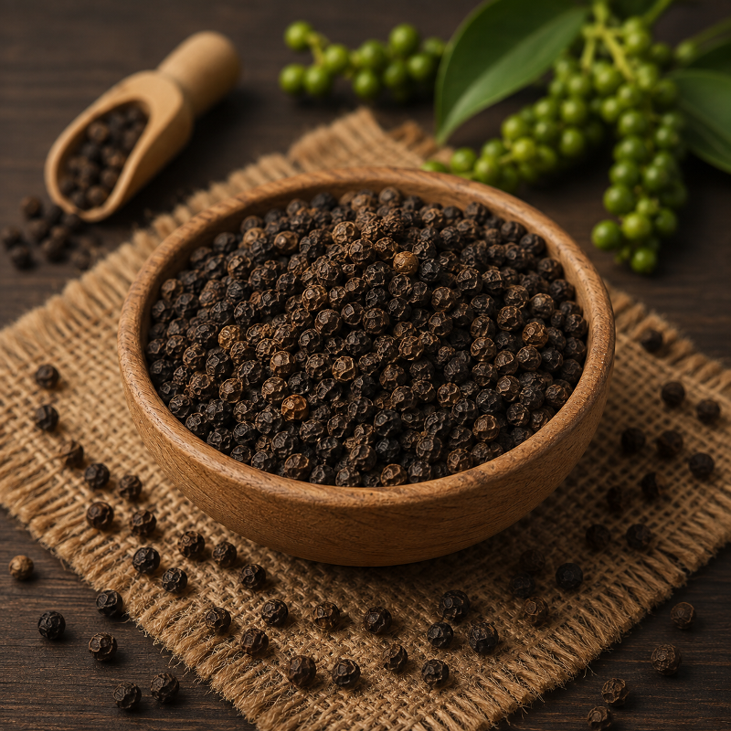 Wild Black Pepper (Kattukurumulaku) - 1KG