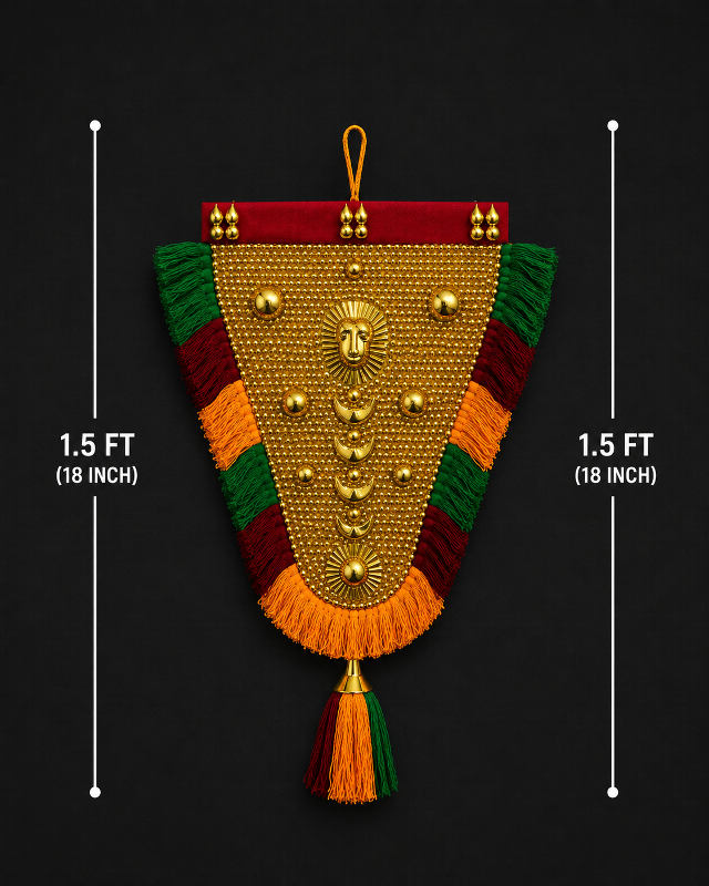 Traditional Gold NettyPattam (1.5 ft)