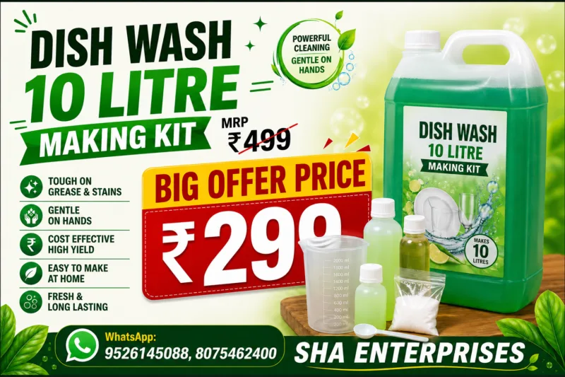 Dish Wash 10 Litre Making Kit