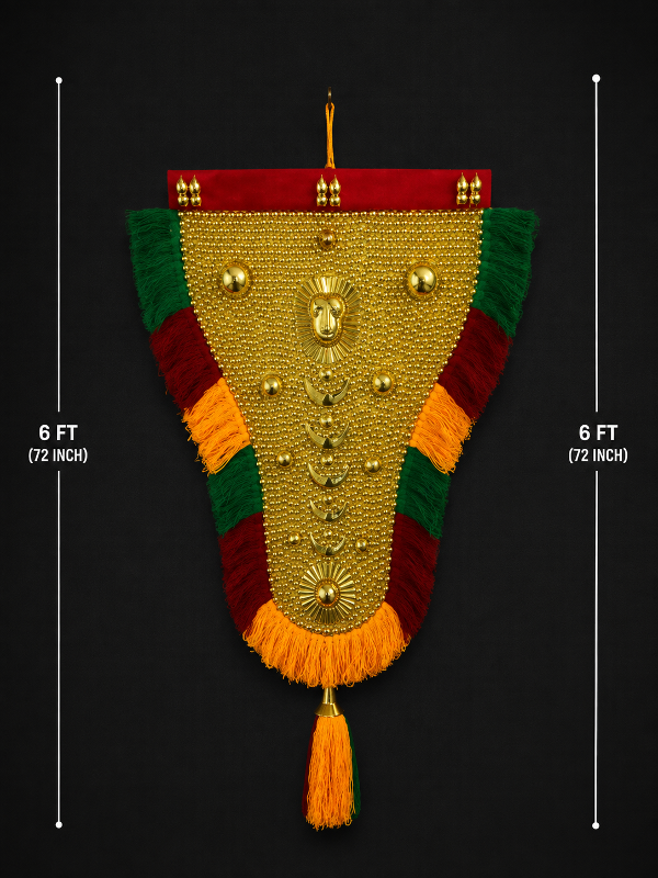 Traditional Gold NettyPattam (6 ft)