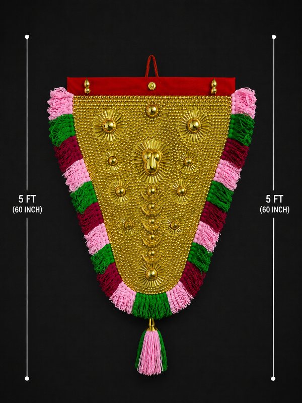 Traditional Gold NettyPattam (5 ft)