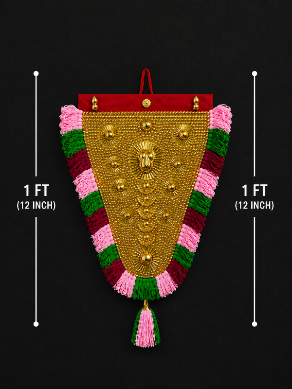 Traditional Gold NettyPattam (1 ft)