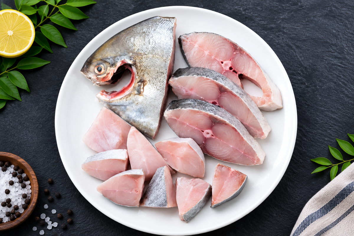 Black Pomfret / Black Avoli (കറുത്ത ആവോലി)