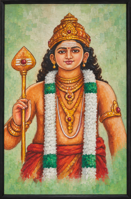 Lord Muruga Painting
