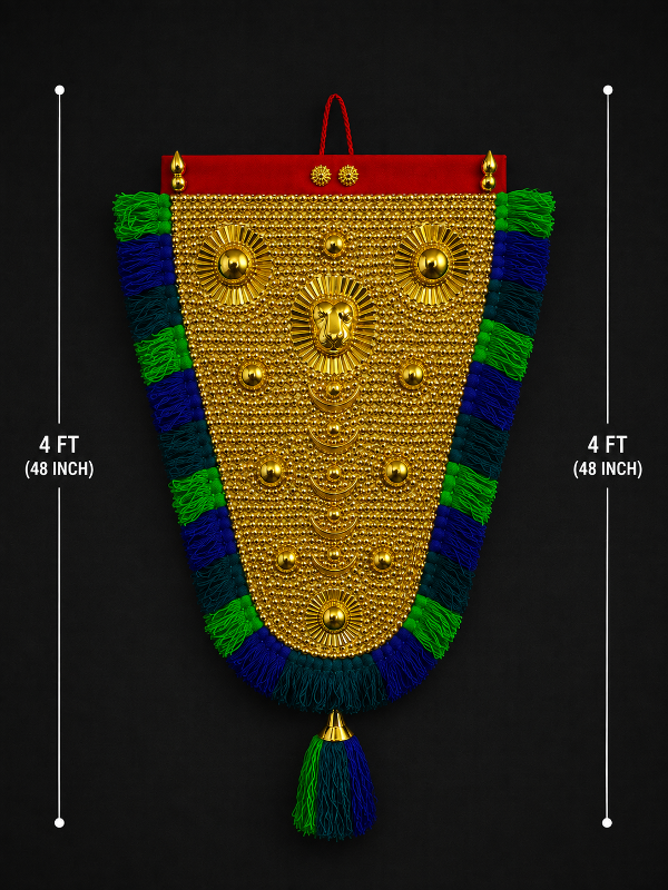 Traditional Gold NettyPattam (4 ft)