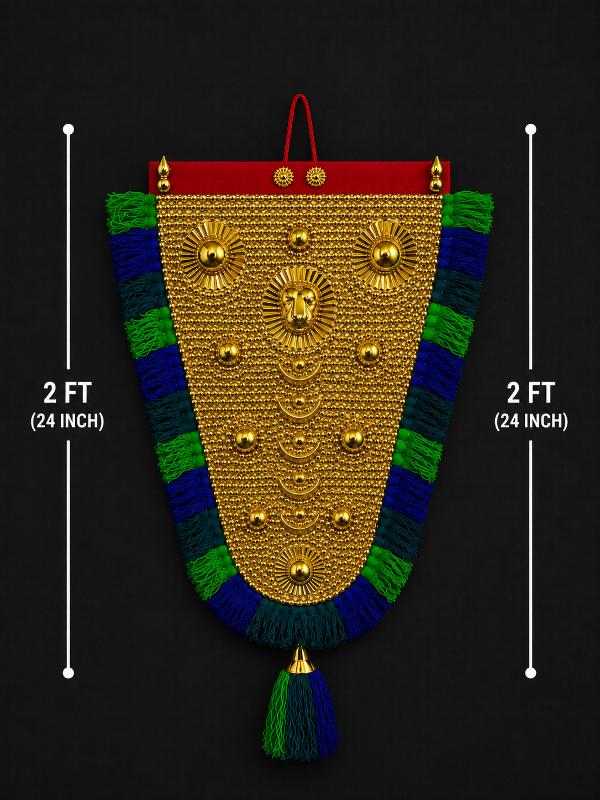 Traditional Gold NettyPattam (2 ft)