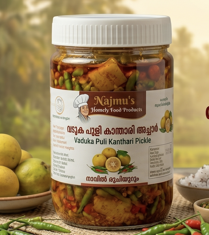 Vaduka Puli Kanthari Pickle - 1kg